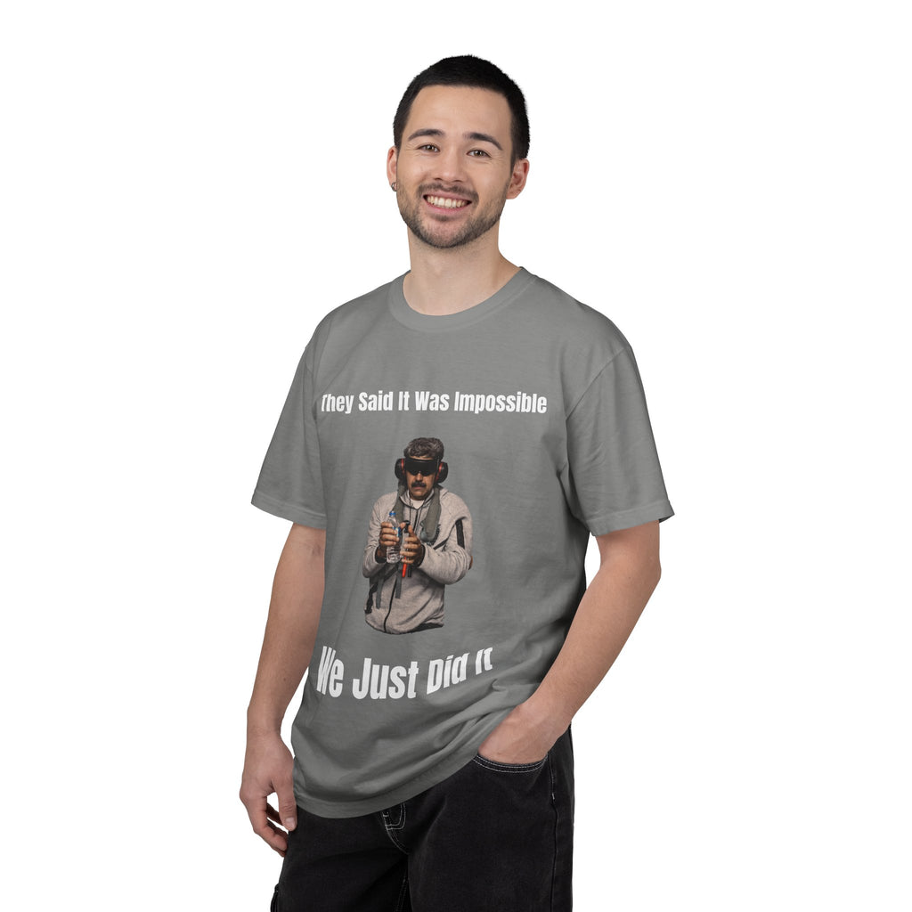 We Just Did It Unisex Garment-Dyed T-shirt