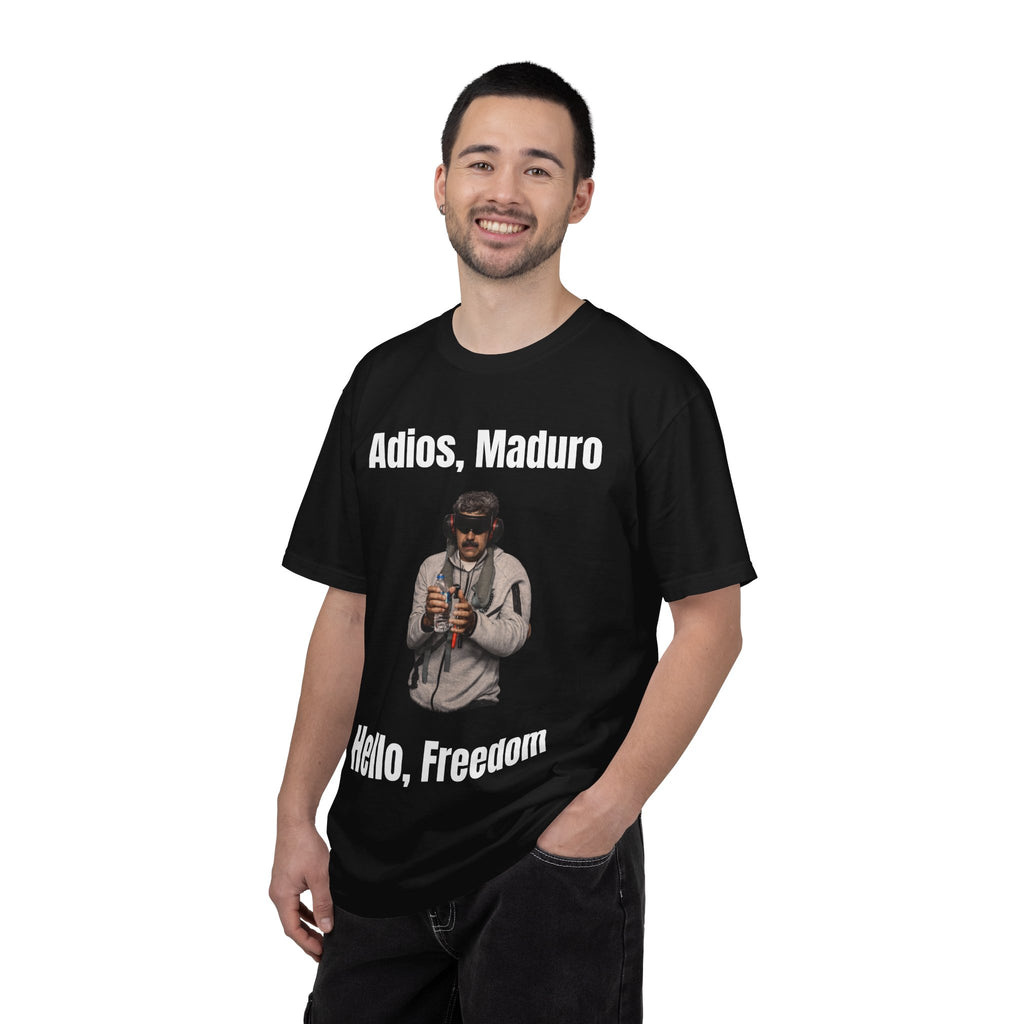 Adios Maduro Hello Freedom Unisex Garment-Dyed T-shirt